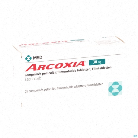 Acheter Arcoxia - Illustration d'une pilule et d'une boîte