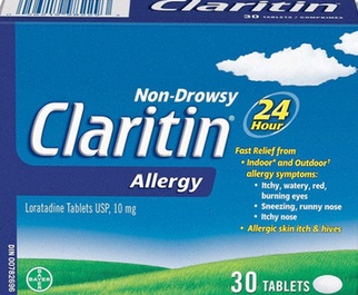 Acheter Claritin - Illustration comprimés et boîte
