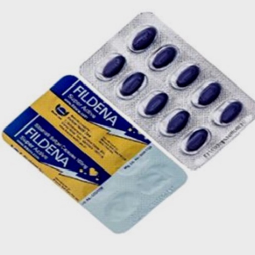 Achat Fildena Générique - illustration comprimés bleus