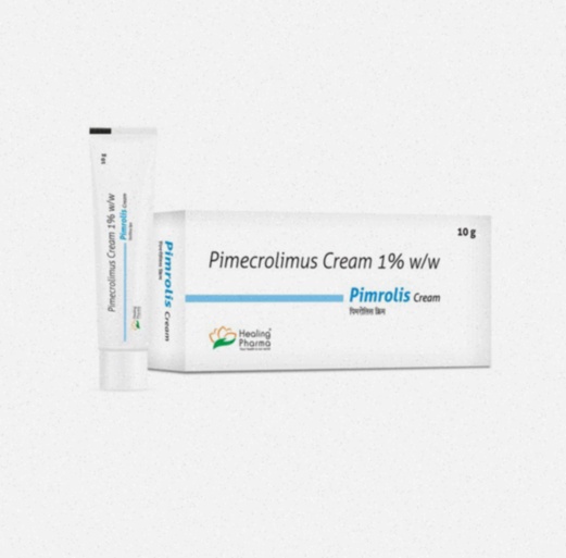 Pimecrolimus crème - Visuel produit et tube