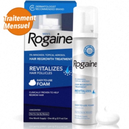 Achat Rogaine - Flacon de Minoxidil et visu crâne