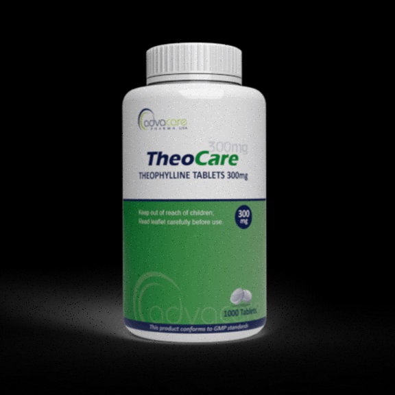 Illustration de comprimés de théophylline