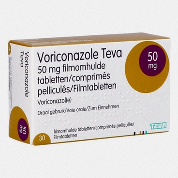 Acheter Voriconazole - Illustration d’une gélule et d’un flacon