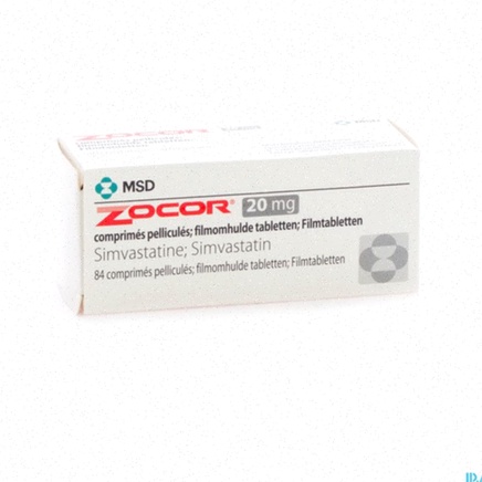 Acheter Zocor pas cher - Image de comprimés de simvastatine