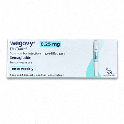 Semaglutide - seringue et boîte de médicaments