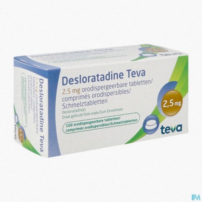 Desloratadine - comprimés et boîte