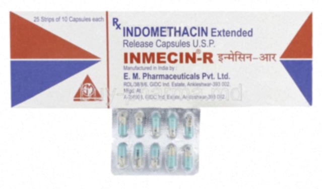 Indocin générique - boite de capsules