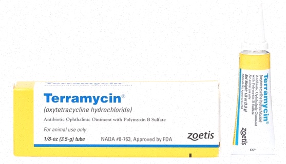 Tube de Terramycin
